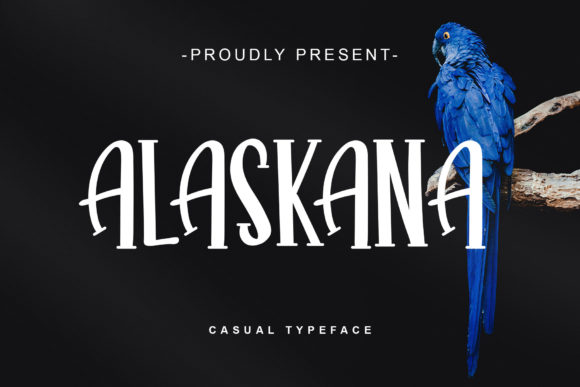 Alaskana: A Modern Display Font for Editorial Design and Digital Publishing