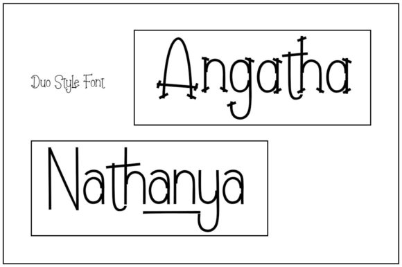 Angatha Nathanya: A Quirky Display Font That Elevates Brand Identity
