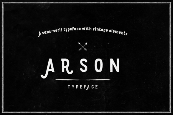 Arson Font: A Bold Display Typeface for Business Branding