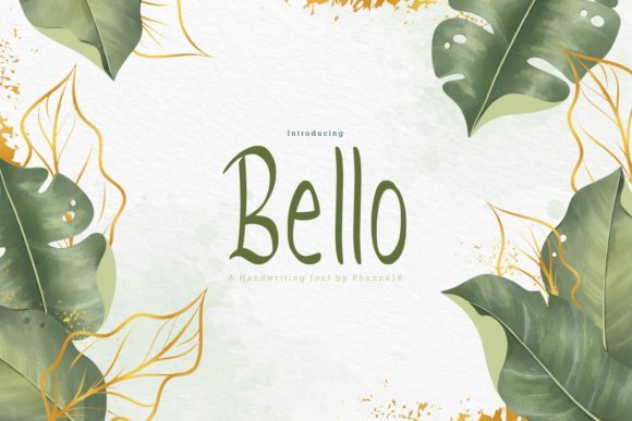 Bello: A Charming Display Font for Editorial Design and Digital Publishing