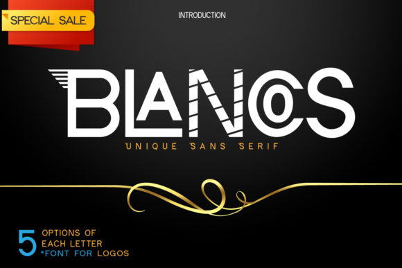 Blancos: A Modern Display Font That Elevates Brand Identity