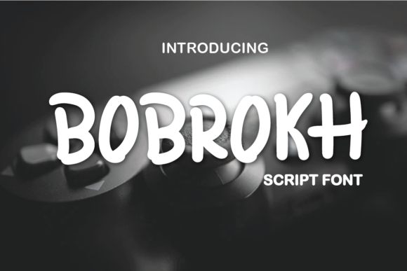 Bobrokh: A Bouncy Display Font for Crafters and Makers