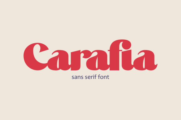 Carifia: A Modern Display Font for Business Branding