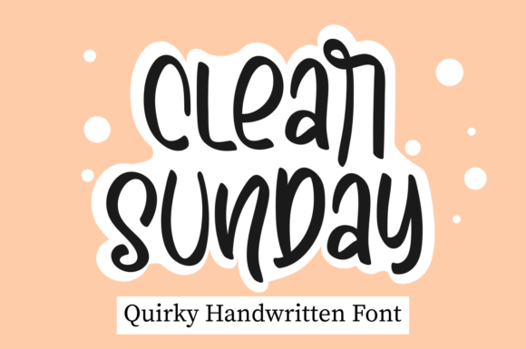 Clear Sunday: A Stylish Display Font for Modern Web Design