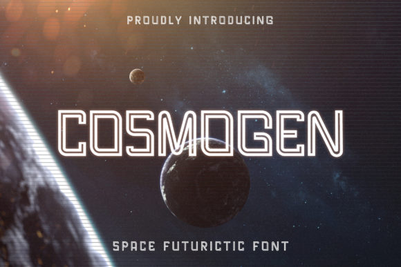 Cosmogen: A Futuristic Display Font for Crafters and Product Designers