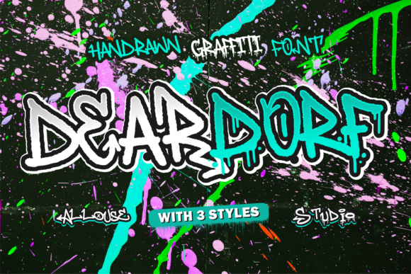 Deardorf: A Bold Display Font for Modern Web Design and Digital Branding