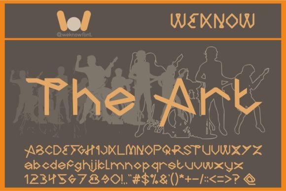 Elevating Brand Identity with The Art: A Display Font for Modern Businesses