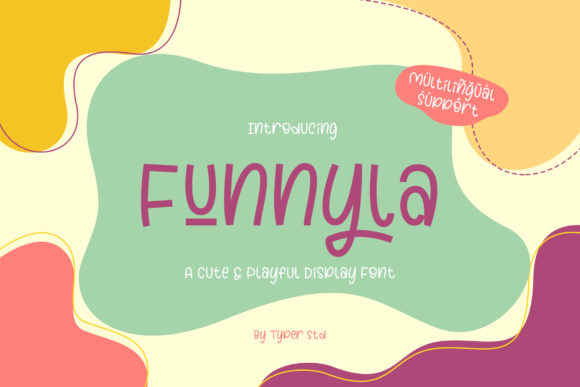 Funnyla: A Stylish Display Font That Elevates Brand Design