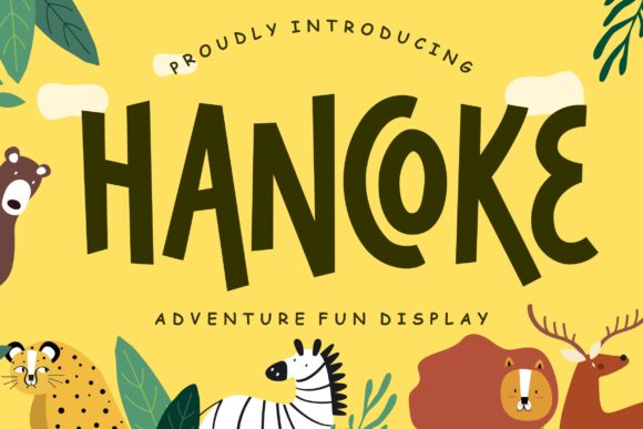 Hancoke: A Playful Display Font for Modern Web Design Projects