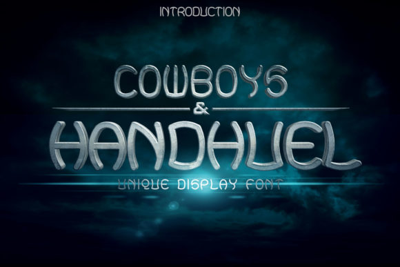 Handhuel: A Bouncy Display Font for Crafters and Product Creators