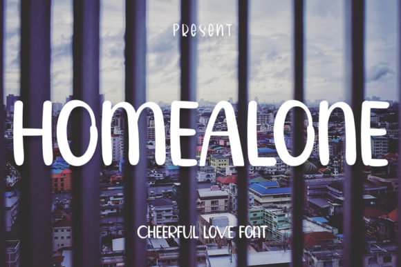 Homealone: A Charming Display Font for Modern Editorial Design