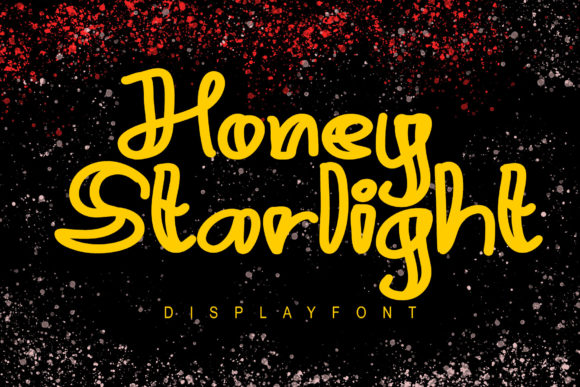 Honey Starlight: A Quirky Display Font for Campaigns