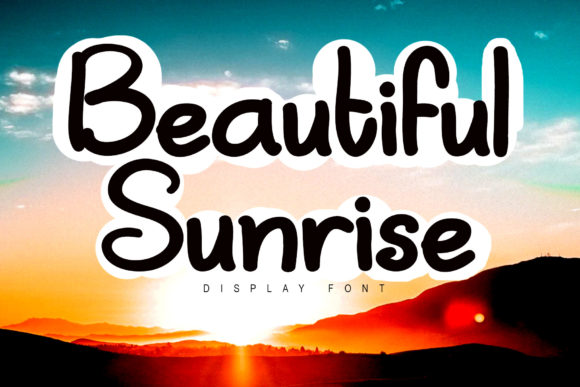 How the Beautiful Sunrise Font Transformed My Café’s Branding