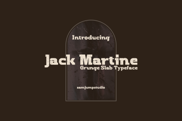 Jack Martine: A Bold Display Font for Confident Brand Identities