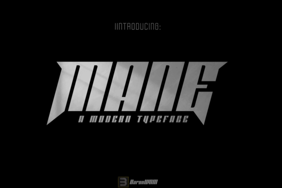Mane: A Bold Display Font for Makers and Creative Sellers