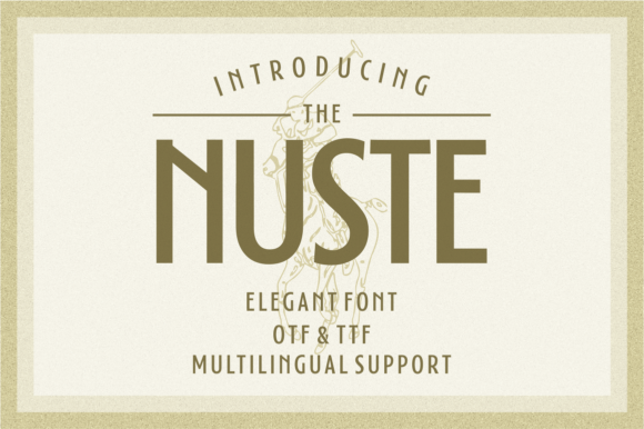 Nuste: A Bold Display Font for Modern Web Design