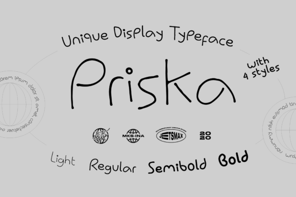 Priska: A Stylish Display Font That Elevates Small Business Branding