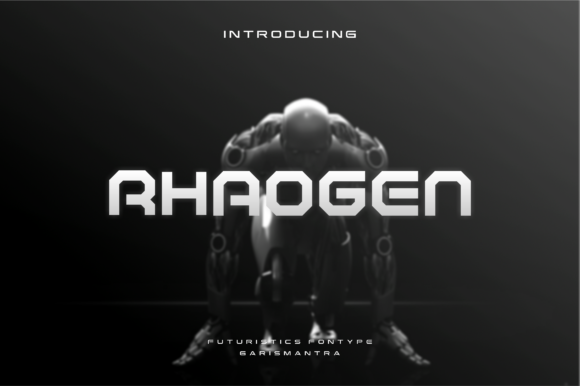 Rhaogen: A Futuristic Display Font for Bold Marketing Designs