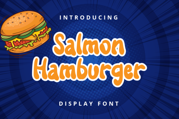 Salmon Hamburger: A Bold Display Font for Crafters and Product Makers