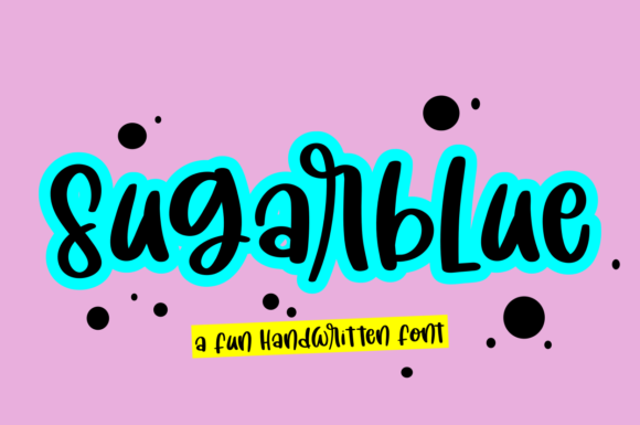 Sugar Blue: A Designer’s Take on This Bold Display Font