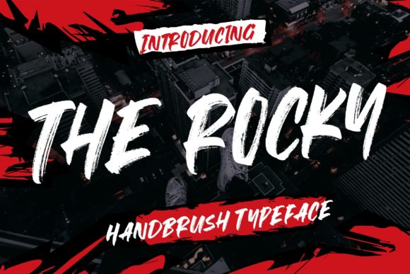 The Rocky: A Bold Display Font for Digital Designers