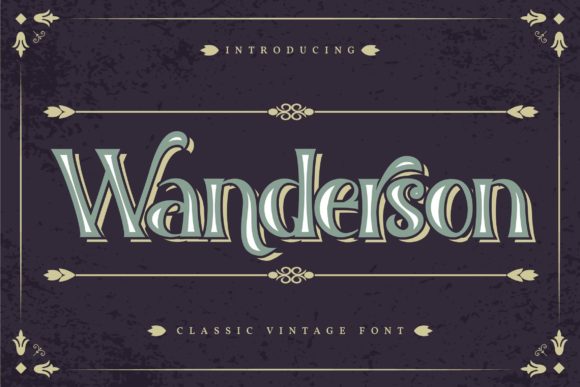 Wanderson: A Bold Display Font for Impactful Web Design